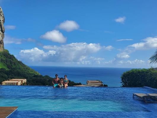 Yasunori, Kumi e Shou  / Fernando de Noronha