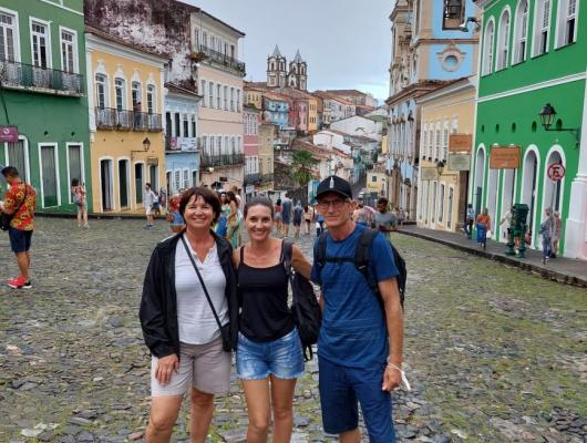 Clenair, Ângela e Nelson / Salvador