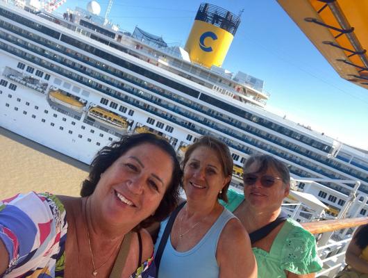 Bernardete, Valdete e Naira - Costa Favolosa