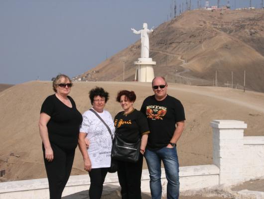 Vanderlei, Maria do Carmo, Neiva e Isabel / Lima - Peru