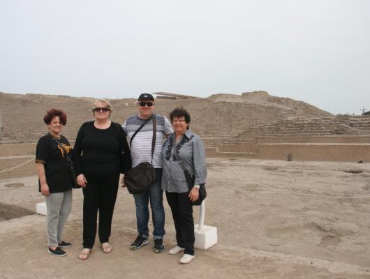 Vanderlei, Maria do Carmo, Neiva e Isabel / Lima - Peru