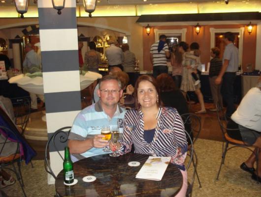 Martinho e Leticia Parise / Navio MSC Fantasia