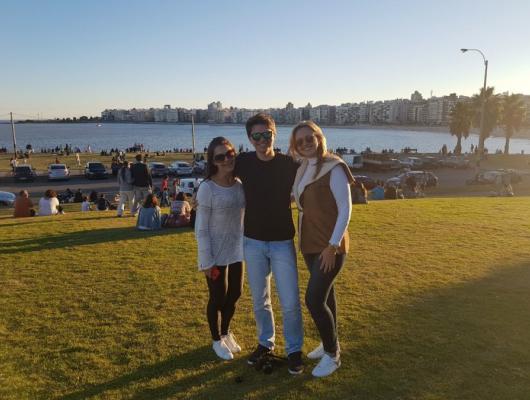 Sinaira, Renan e Aline / Montevideo