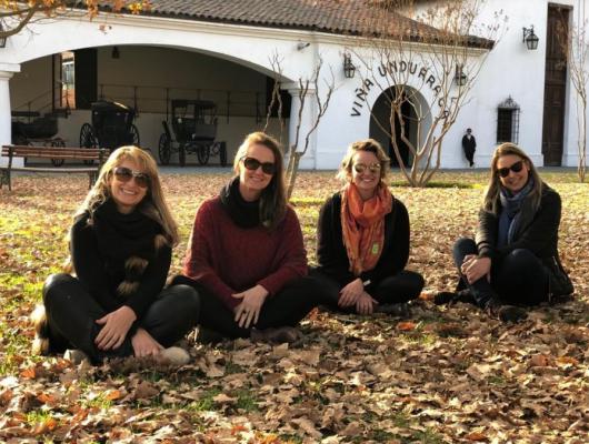 Diane, Andressa, Nara e Luciane - Santiago / Chile