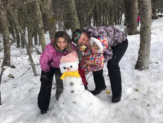 Lais, Mateus e Maria Valentina - Bariloche - Argentina