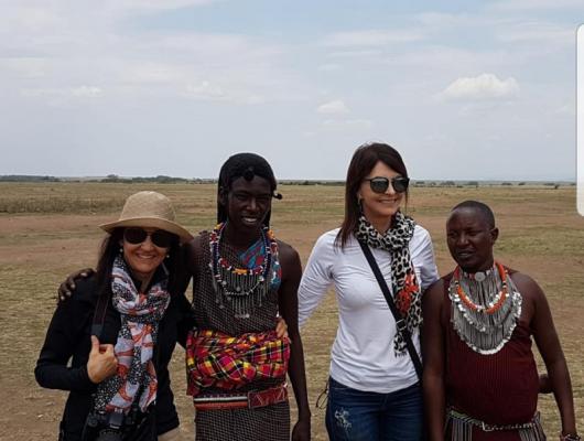 Valderez e Irene Anzanello - Quênia