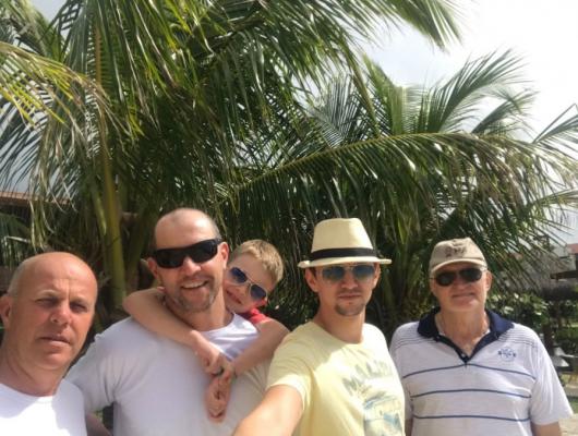 Gerônimo, Volcir, Daniel, Mauricio e Higino / Enotel - Porto de Galinhas