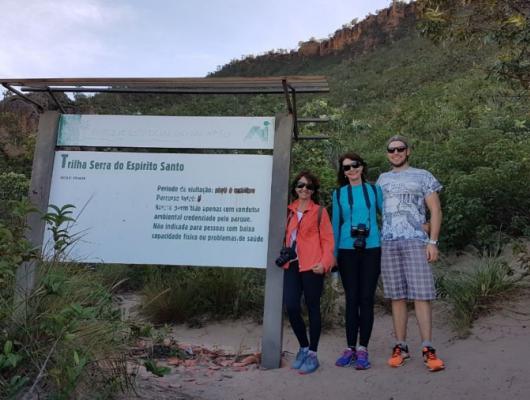 Valderez, Irene Anzanello e Jose Anzanello Junior - Jalapão