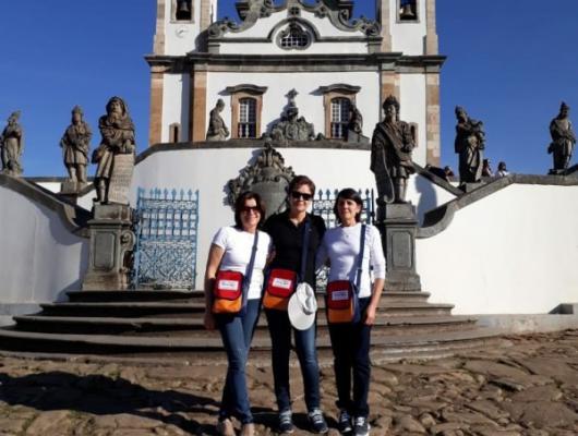 Francisca Rigo, Beatriz Benetti e Maria Mazzarolo - Congonhas/MG