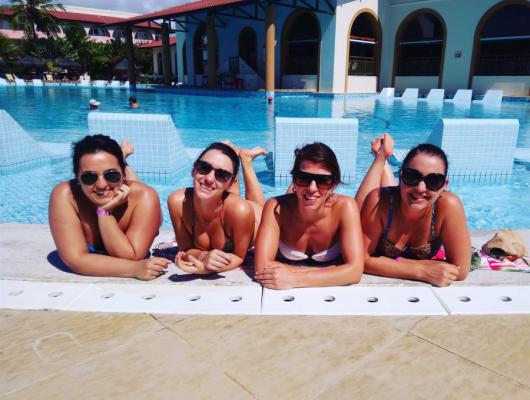 Alexandra, Gabriela, Andiara e Paloma - Grand Palladium Imbassai 