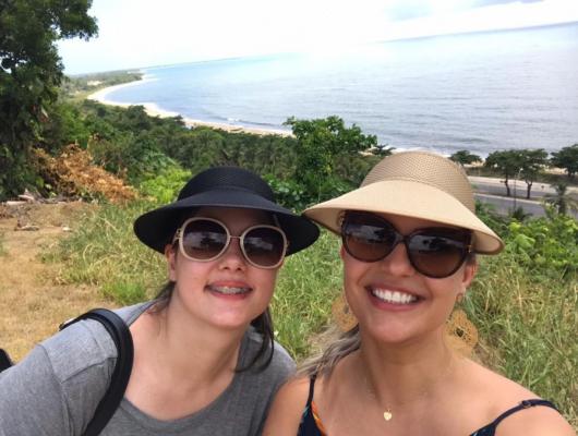 Patricia Rampon e Alexandra Grapegia - Porto Seguro/BA