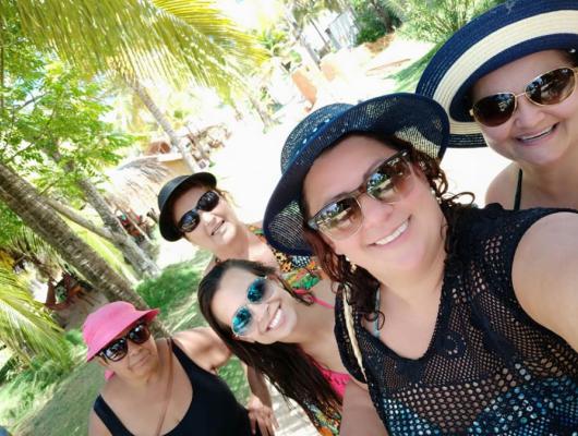 Cleia, Ledani, Isabel, Lourdes e Elisa / Maceió