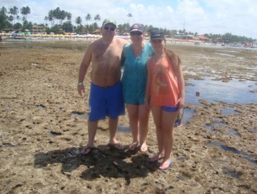 Daniel, Angelita e Letícia Casagrande / Porto de Galinhas - PE