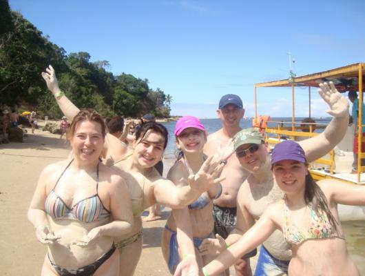 Ivaldecir, Ana, Marianna, Alexandra, Daniel e Leticia / Praia dos Carneiros - PE