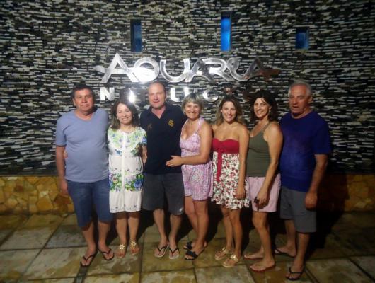 Nadir, Maria, Fernando, Edianes, Tais, Leni e Edgar / Natal - RN