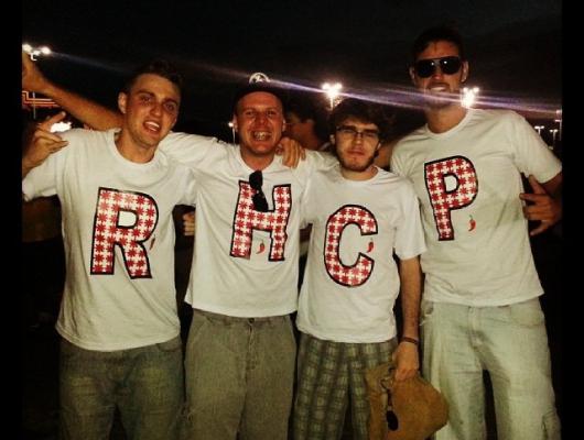 Felipe, Guilherme, Maurício, Giancarlo (esquerda p/ direita) / Show Red Hot / Rio de Janeiro - RJ