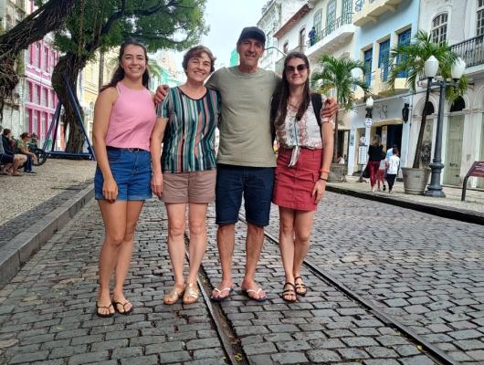 Liana, Iane, Justino E Paulo Angonese   Porto De Galinhas