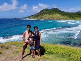 Yasunori, Kumi e Shou  / Fernando de Noronha