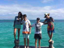 Maria, Romeu, Paulo e Meri Tomasetto - Cancún 