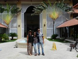 Anete, Sofie e Nicholas Owens - Cancun 