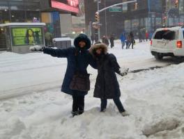 Irene e Valderez Anzanello  / Nova York