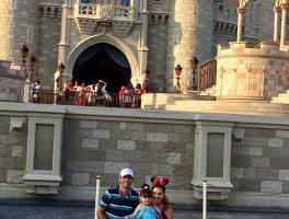 Daniel, Fernanda e Laura Tressino - Disney /Orlando