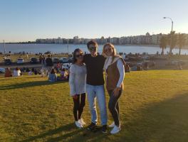 Sinaira, Renan e Aline / Montevideo