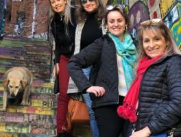 Diane, Andressa, Nara e Luciane - Santiago / Chile