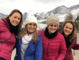 Diane, Andressa, Nara e Luciane - Santiago / Chile