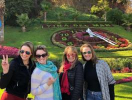 Diane, Andressa, Nara e Luciane - Santiago / Chile