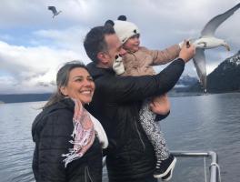 Lais, Mateus e Maria Valentina - Bariloche - Argentina