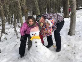 Lais, Mateus e Maria Valentina - Bariloche - Argentina
