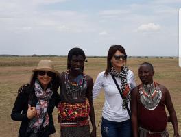 Valderez e Irene Anzanello - Quênia