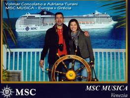 Volmar e Adriana - MSC Musica