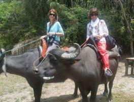 Valderez e Irene Anzanello  / Ilha de Marajó - Pará