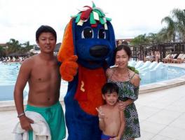 Yasunori, Shou e Kumi Sugita - Grand Palladium Imbassai 