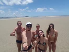 Alisson Campagnollo, Nikellen, Angelica, Valdir e Elaine Carozzi - Porto de Galinhas/PE