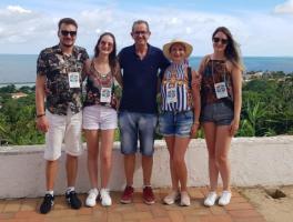 Alisson Campagnollo, Nikellen, Angelica, Valdir e Elaine Carozzi - Porto de Galinhas/PE