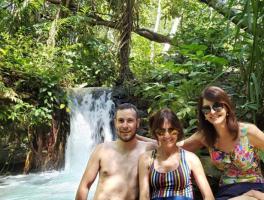 Jose Junior, Valderez e Irene Anzanello / Cachoeira da Mansinha