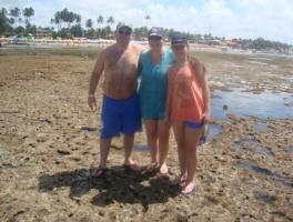Daniel, Angelita e Letícia Casagrande / Porto de Galinhas - PE