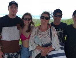 Vaber, Daniela, Silvana, Clovis e Rodrigo / Maceió