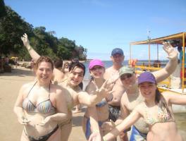 Ivaldecir, Ana, Marianna, Alexandra, Daniel e Leticia / Praia dos Carneiros - PE