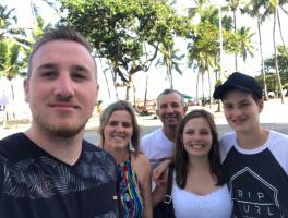 Vaber, Silvana, Clovis, Daniela e Rodrigo / Maceió