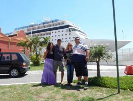 Juarez e Salete com Celso e Eva / MSC Lirica